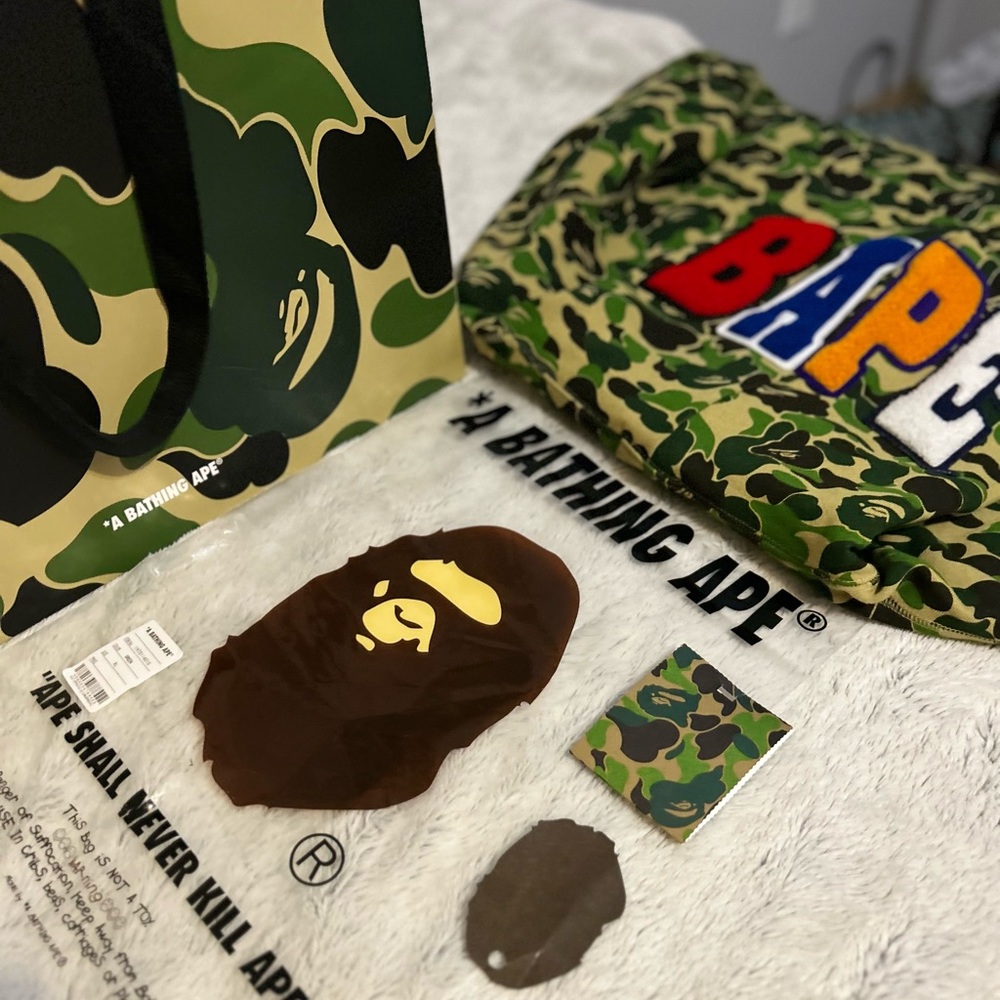 BAPE Ape Camo Hoodie Men XL